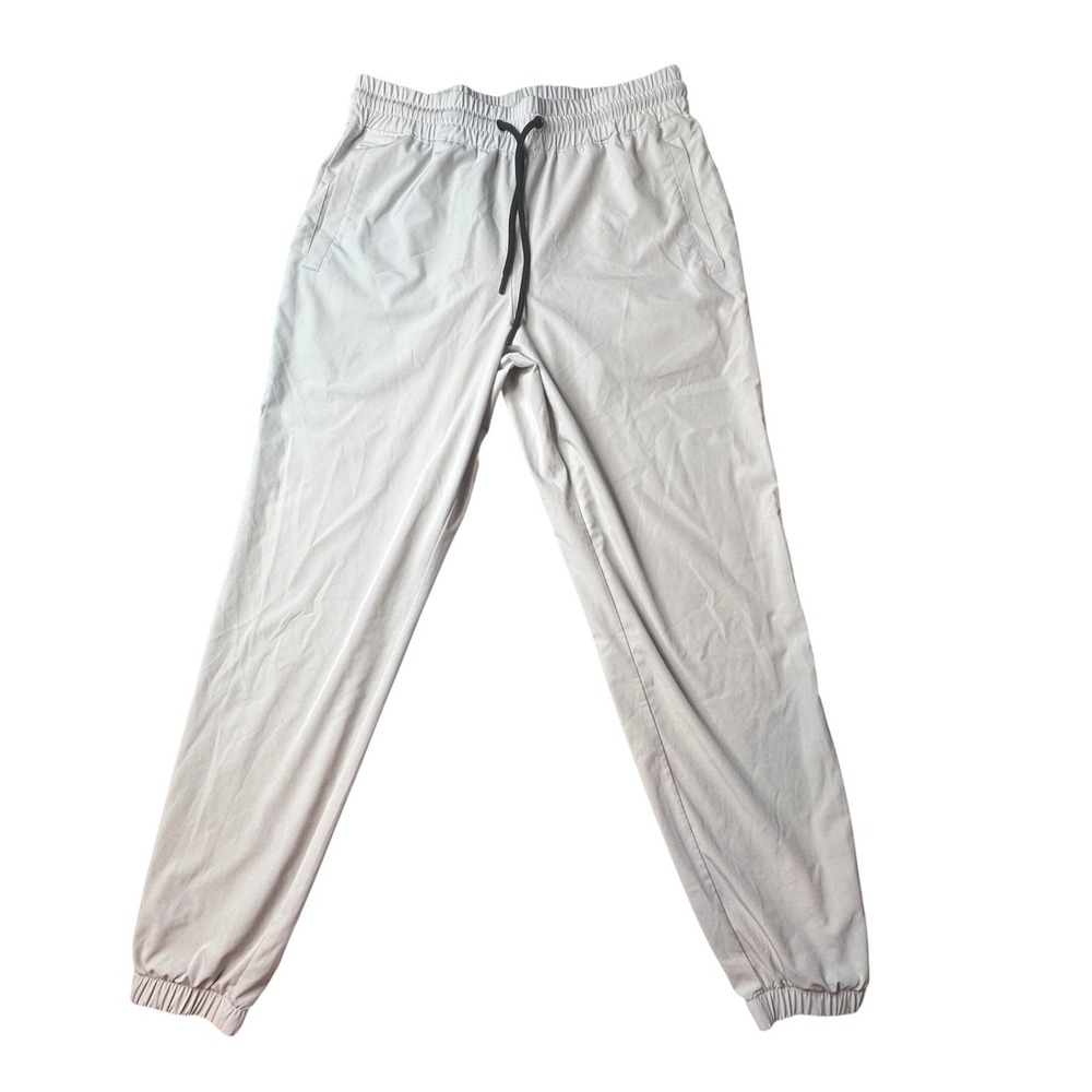 Athletex Joggers Men L Gray Performance Apparel Elastic Waist Activewear VG194J